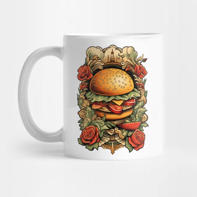 Hamburger Tattoo by JunkyDotCom